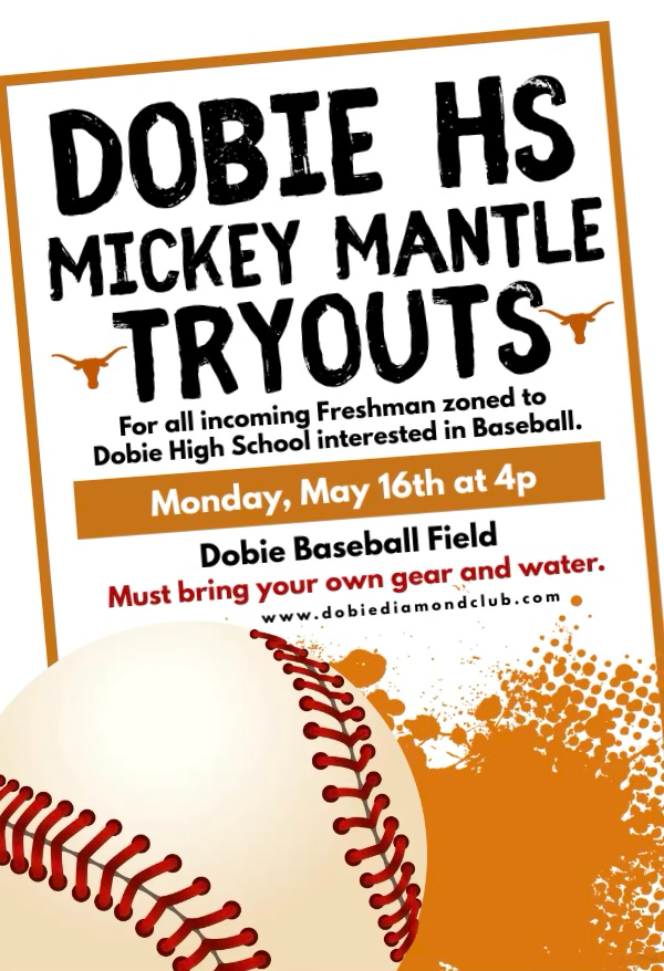 Dobie Baseball Mickey Mantle Tryouts – Dobie Diamond Club